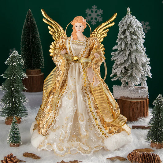 Christmas Glimmering Angel Tree Topper