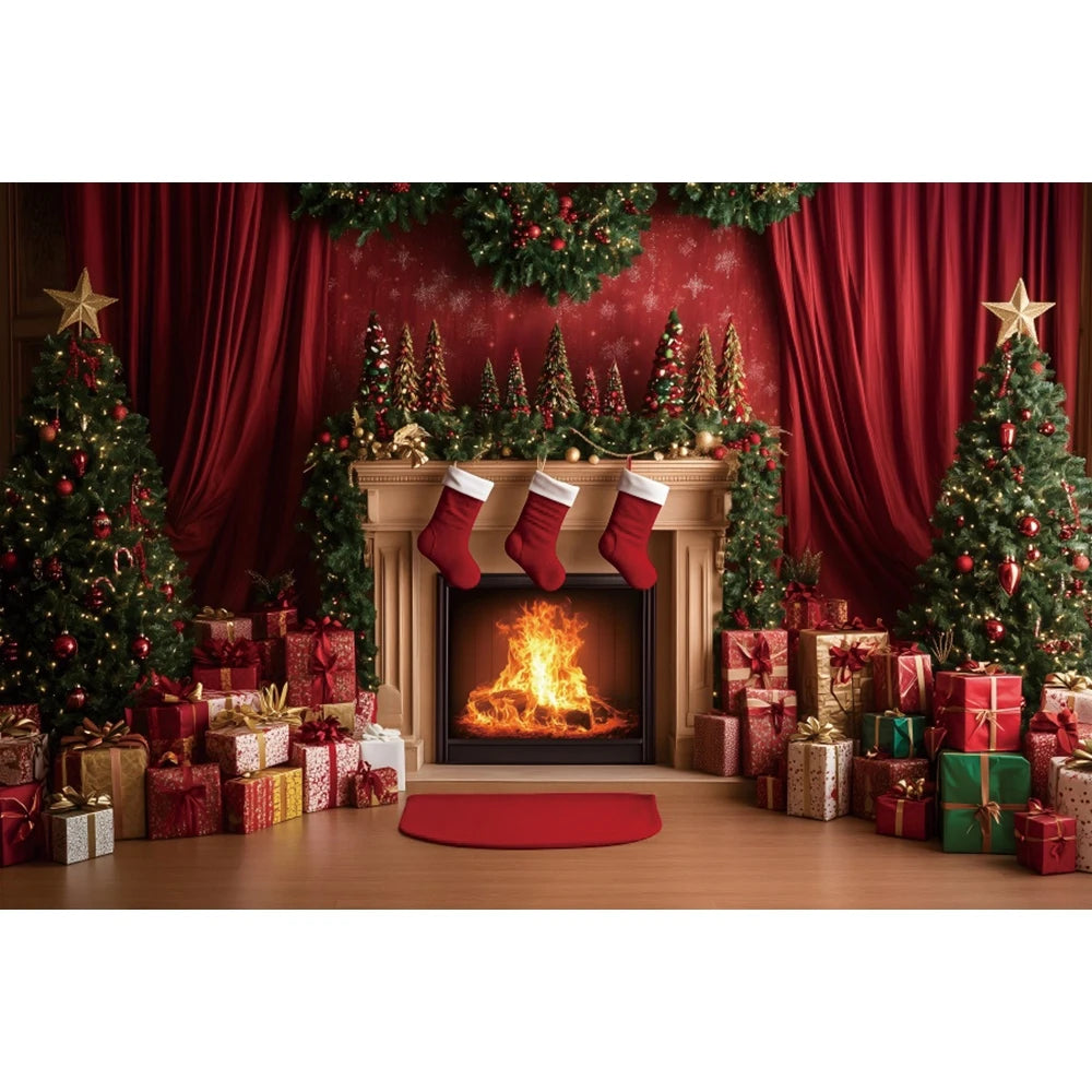 Christmas Festive Fairytale Backdrop [Indoor Use]