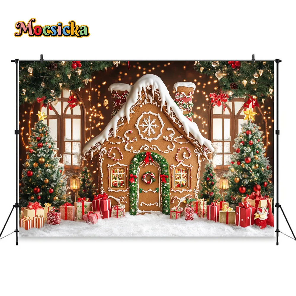 Christmas Winter Wonderland Backdrop [10ft Wide]