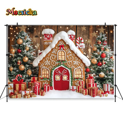 Christmas Winter Wonderland Backdrop [10ft Wide]