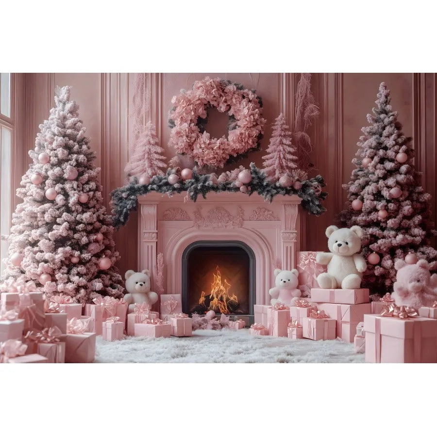 Christmas Gingerbread House Photography Backdrop