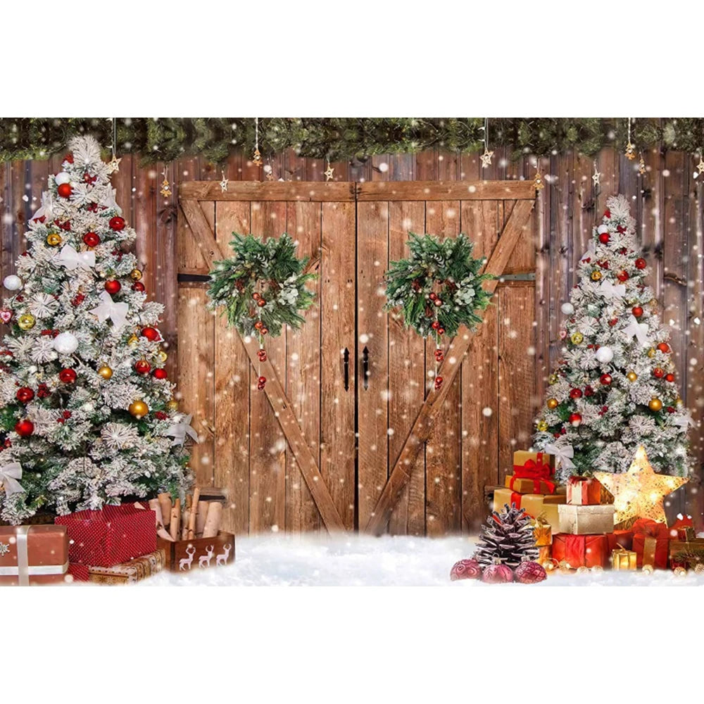 Joyful Christmas Photo Backdrop