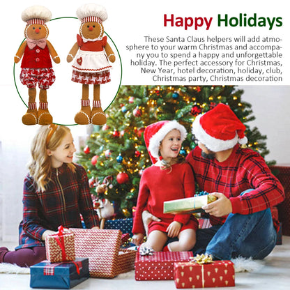 Christmas Gingerbread Stretchable Friend Decoration