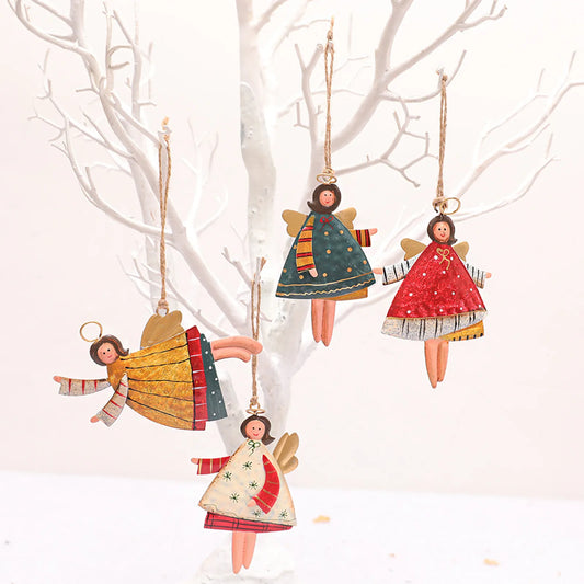 Christmas Joyful Angel Ornaments Set