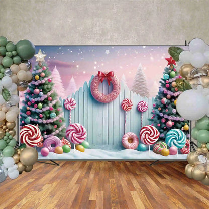 Christmas Candyland Photo Backdrop [Indoor Events]