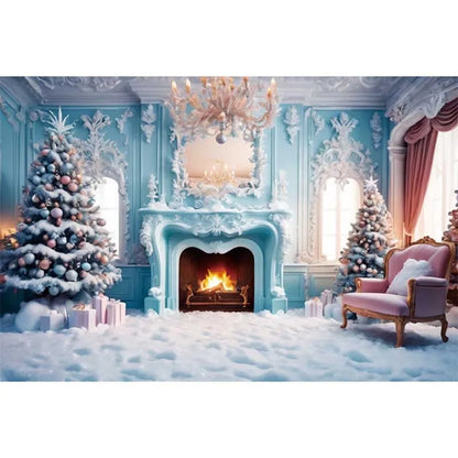 Christmas Winter Wonderland Backdrop [Xmas Scene]