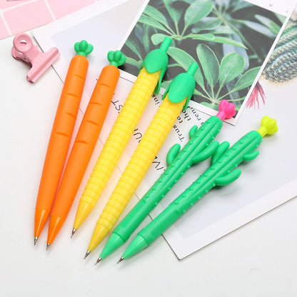 Carrot and Cactus Mechanical Pencils, 0.5mm/0.7mm