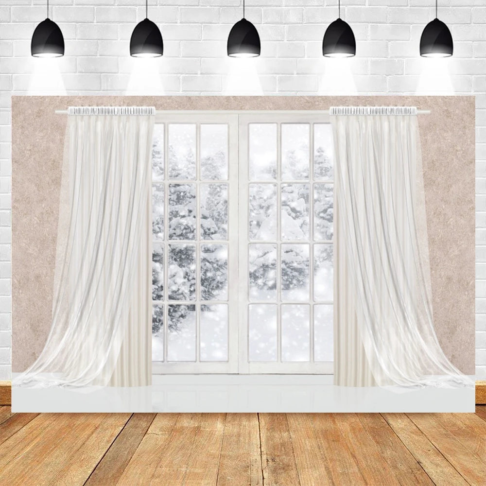 Christmas Winter Wonderland Photo Backdrop