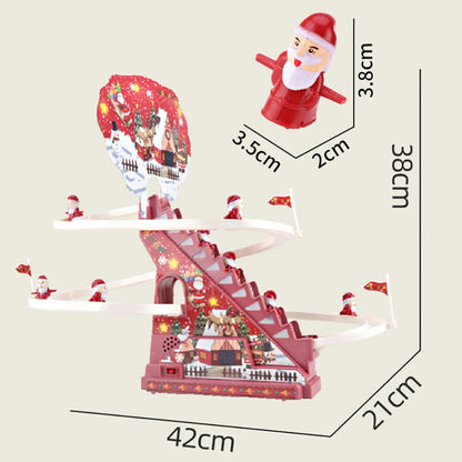 Christmas Candy Cane Santa Climbing Toy