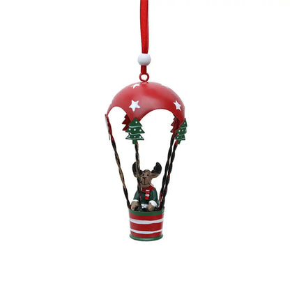 Christmas Hot Air Balloon Pendant Ornament