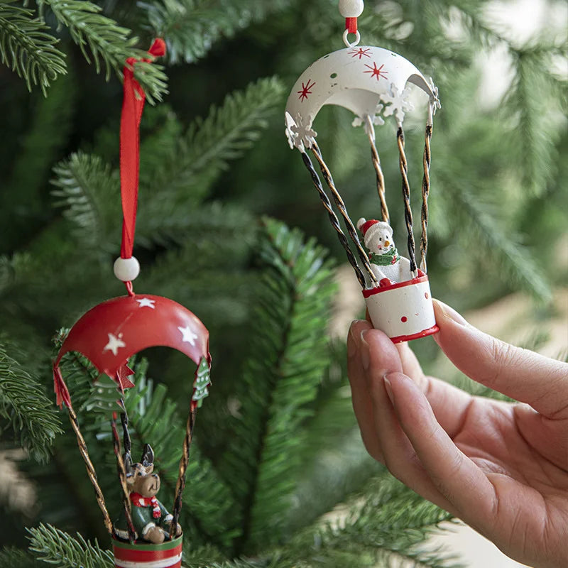 Christmas Hot Air Balloon Ornament Pendant