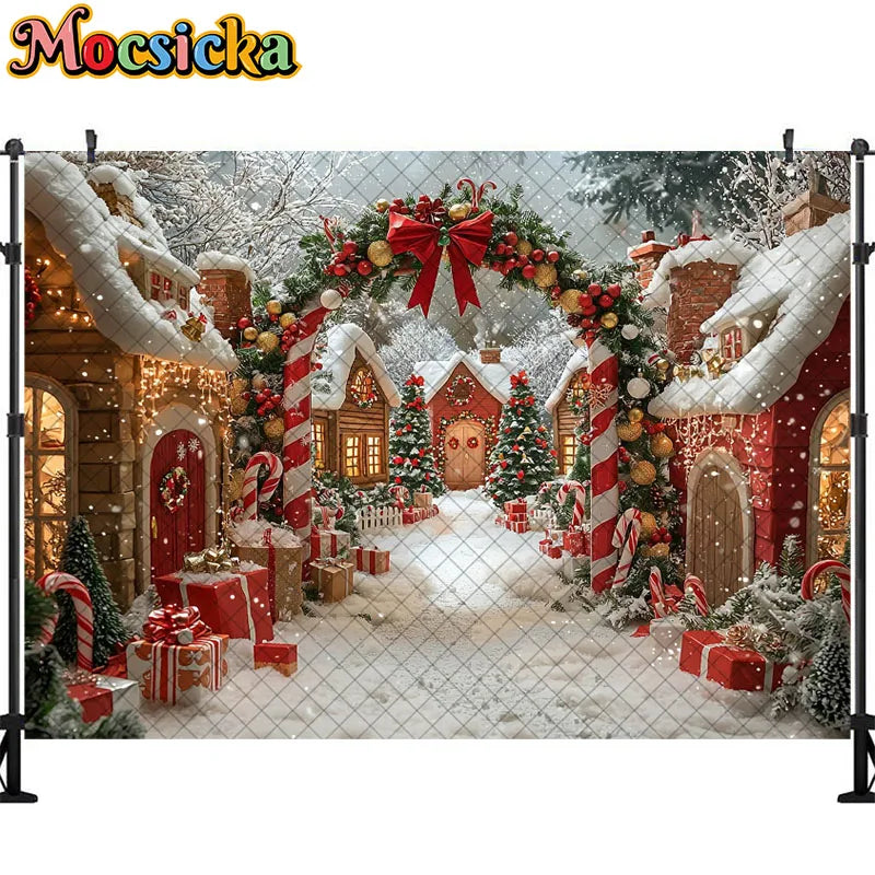 Christmas Winter Wonderland Photography Backdrop