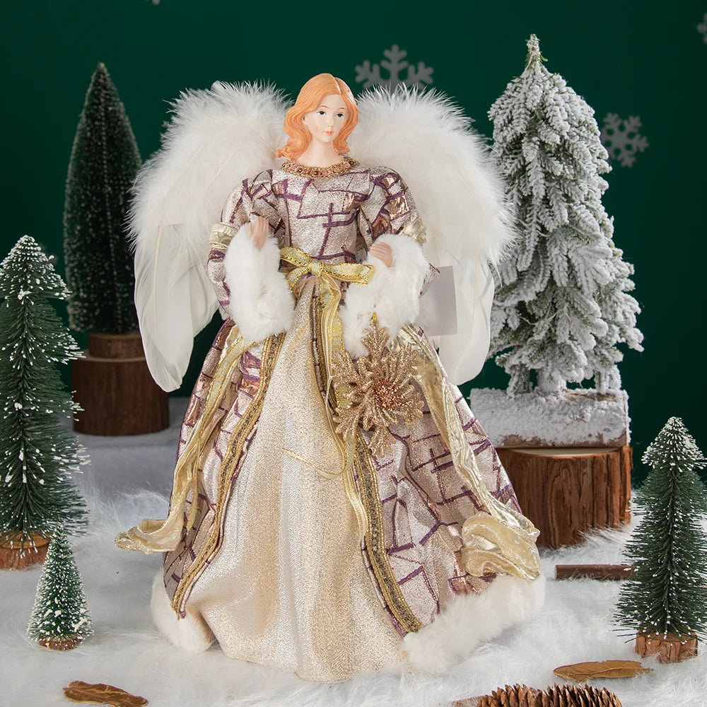 Christmas Glimmering Angel Tree Topper