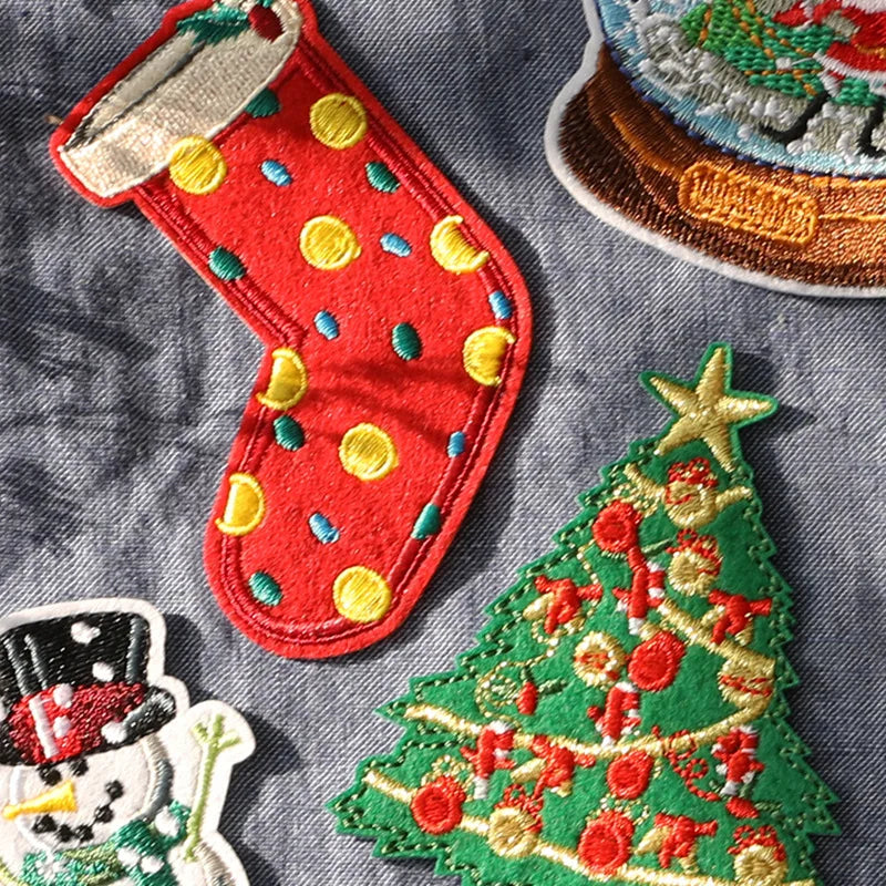 Christmas Festive Flair Iron-On Patch