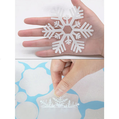 Christmas Snowflake Wall Stickers Set