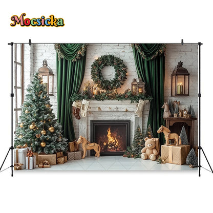 Festive Christmas Photography Backdrop