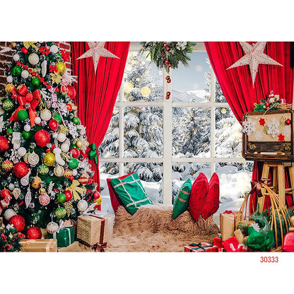 Christmas Festive Winter Wonderland Backdrop