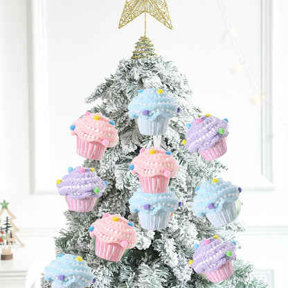 Christmas Macaroon Holiday Cake Pendants