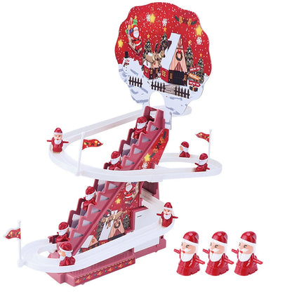 Christmas Candy Cane Santa Climbing Toy