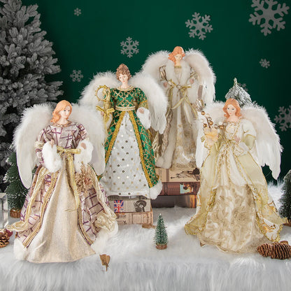 Christmas Glimmering Angel Tree Topper