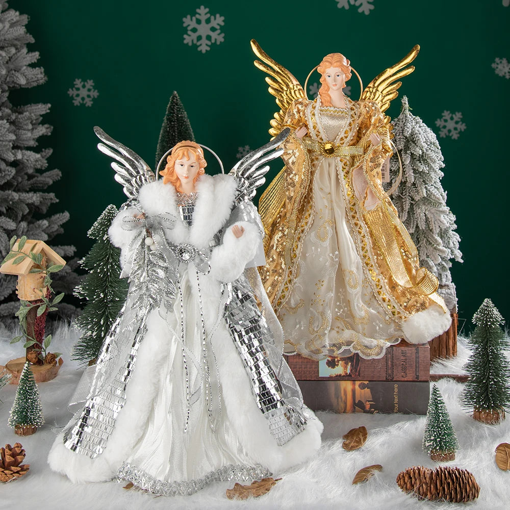 Christmas Glimmering Angel Tree Topper