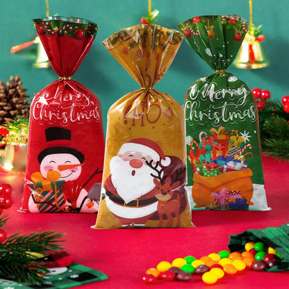 Christmas Sweet Treat Gift Bags [Set of 25/50/100]