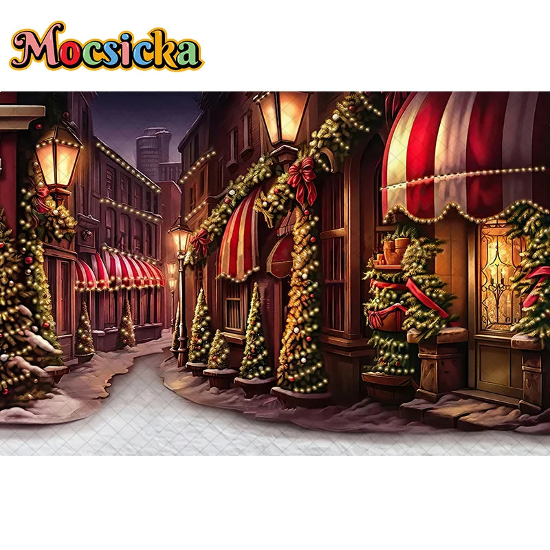 Christmas Winter Wonderland Backdrop [Photo Props]