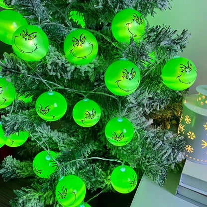 Christmas Lettuce Glow String Lights [USB/Battery]