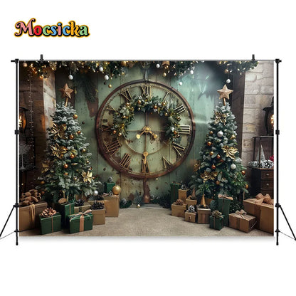 Christmas Festive Celebration Backdrop [Customizable]