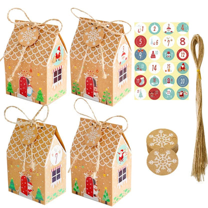 Christmas Gingerbread House Advent Box Set