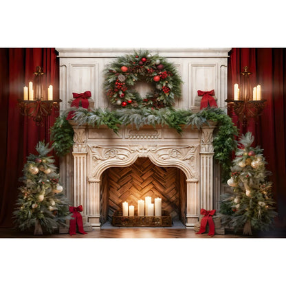 Christmas Festive Cheer Photo Backdrop