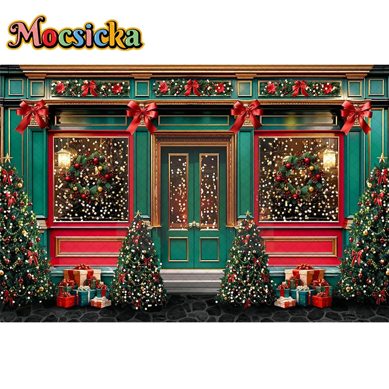 Christmas Winter Wonder Background Backdrop