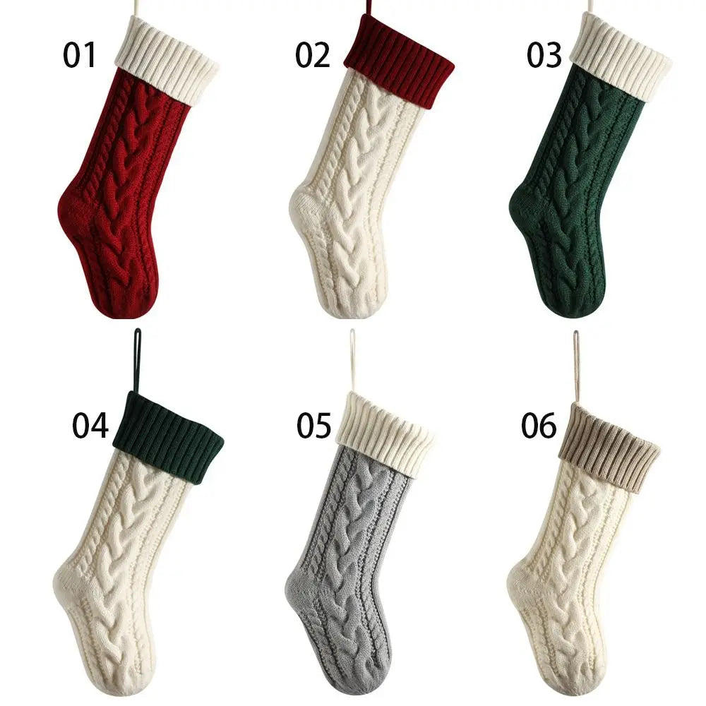 Christmas Festive Knitting Stockings [18"/46CM]