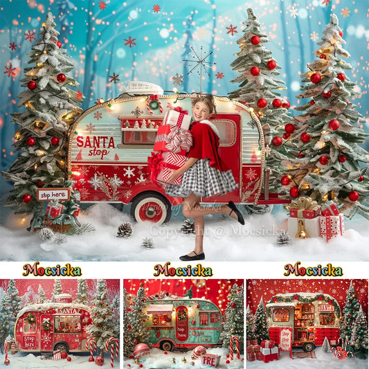 Christmas Winter Wonderland Photo Backdrop