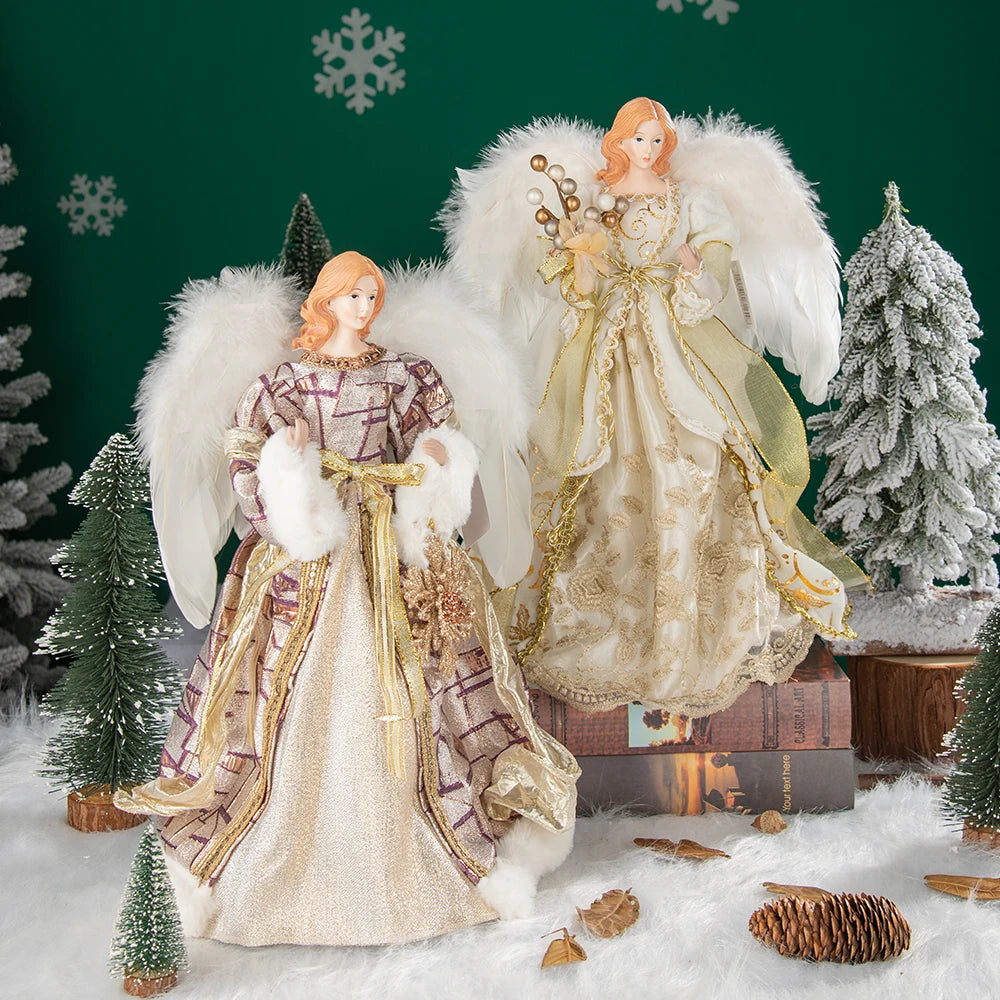 Christmas Glimmering Angel Tree Topper