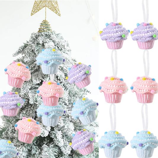 Christmas Macaroon Holiday Cake Pendants