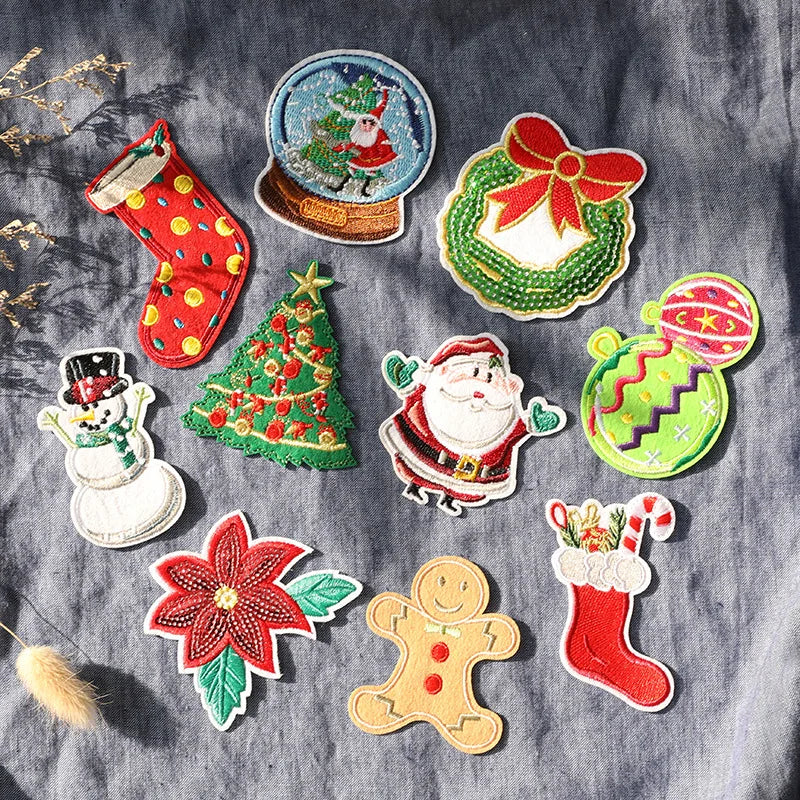 Christmas Festive Flair Iron-On Patch