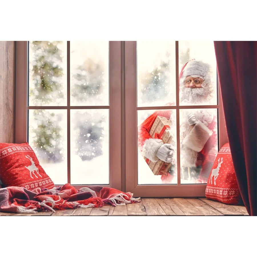 Christmas Holiday Cheer Photography Backdrop