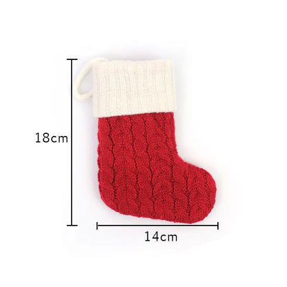 Christmas Festive Fleece Snowflake Stockings