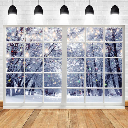 Christmas Winter Wonderland Backdrop [Indoor/Outdoor]