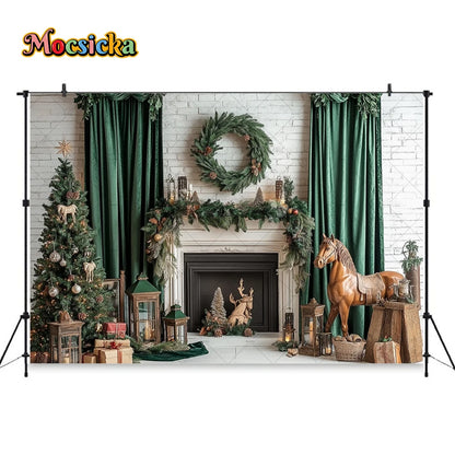 Christmas Winter Wonderland Backdrop [Custom Sizes]