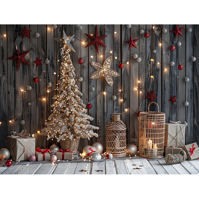 Christmas Festive Winter Wonderland Backdrop