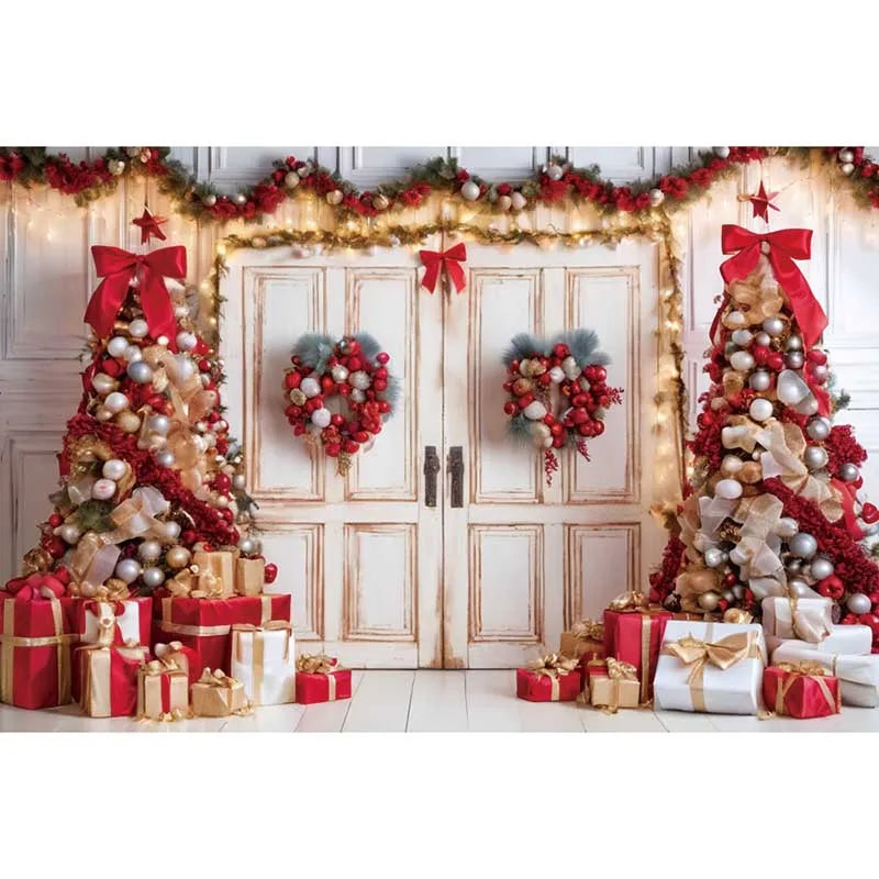 Christmas Festive Winter Wonderland Backdrop