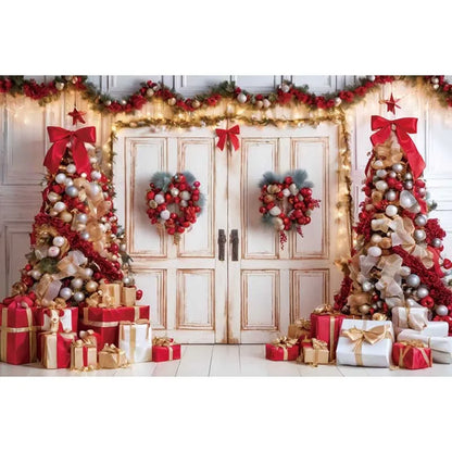 Christmas Village Backdrop [Custom Sizes]