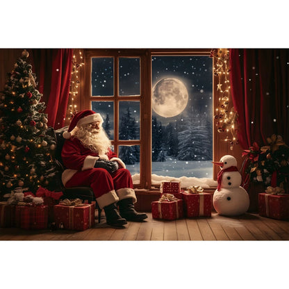 Christmas Festive Winter Wonderland Backdrop