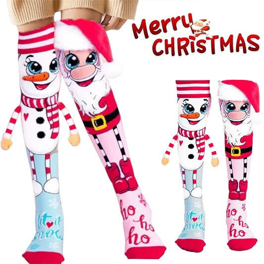 Cozy Christmas Socks [Santa/Snowman]