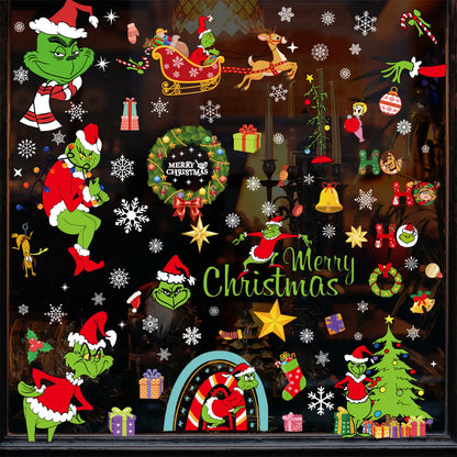 Christmas Cheerful Holiday Static Stickers