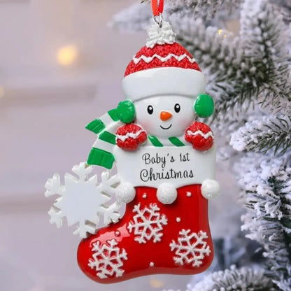 Christmas Snow Baby Ornament 2023 6cm