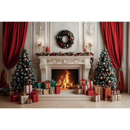 Christmas Winter Wonderland Photo Backdrop