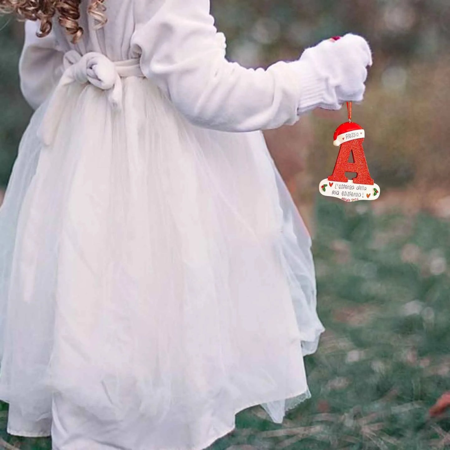 Festive Letter Ornaments [Christmas Tree]